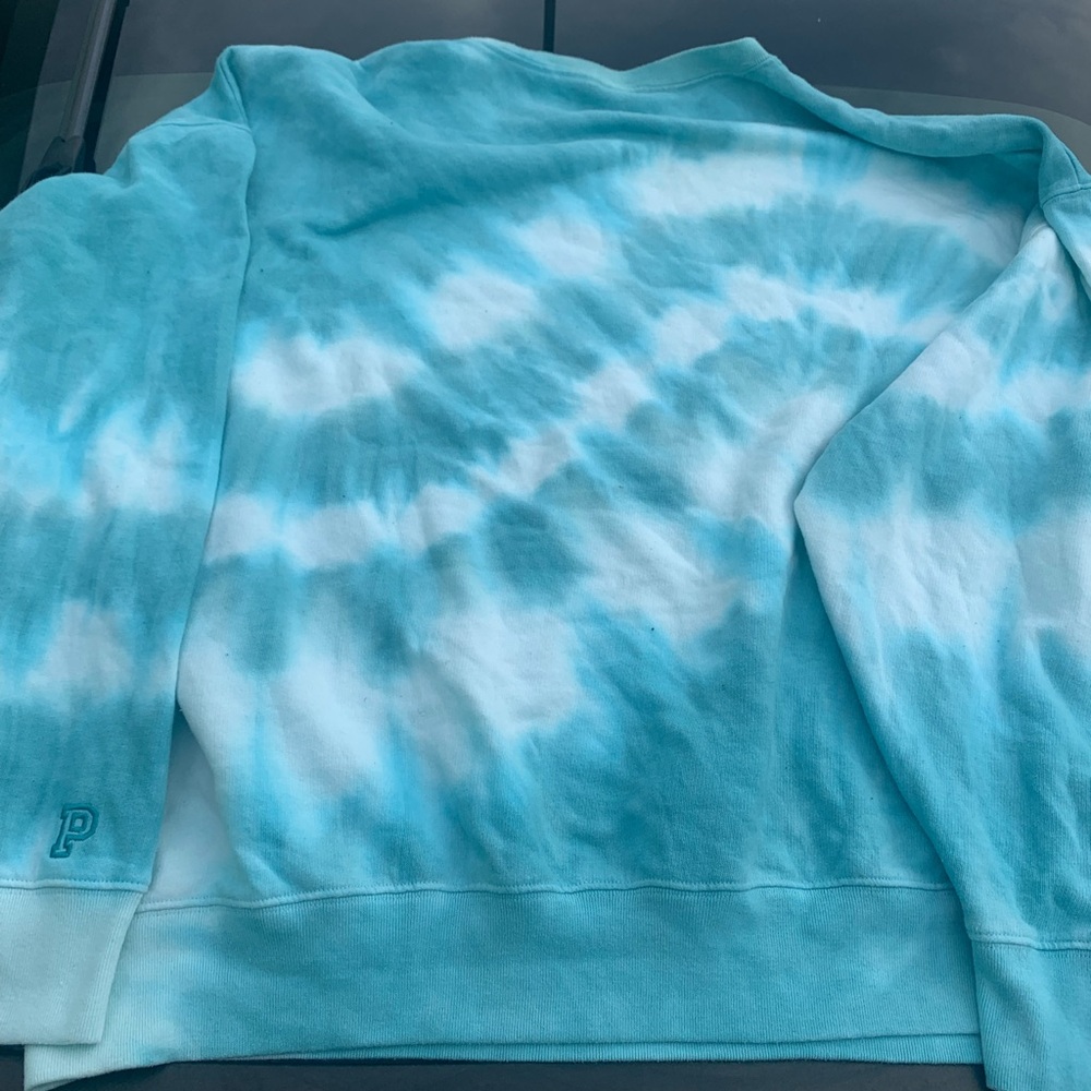 Blue Tie-Dye Sweatshirt